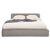 POLSTERBETT CURSIO 140X200 CM - Grau, Textil (140/200cm) - IDIMEX