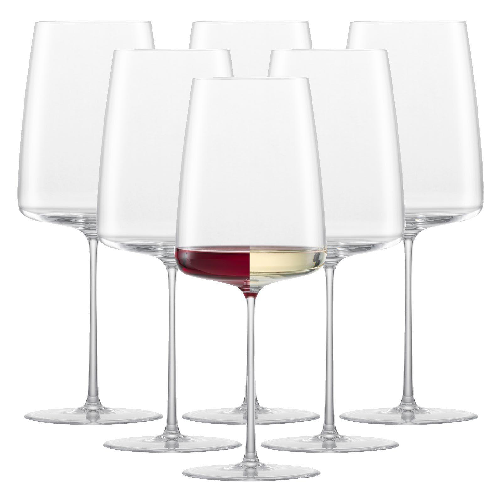 WEINGLÄSER FRUCHTIG & FEIN Simplify transparent 555 ml 6er Set - Transparent, Glas (0.555L) - Zwiesel Glas