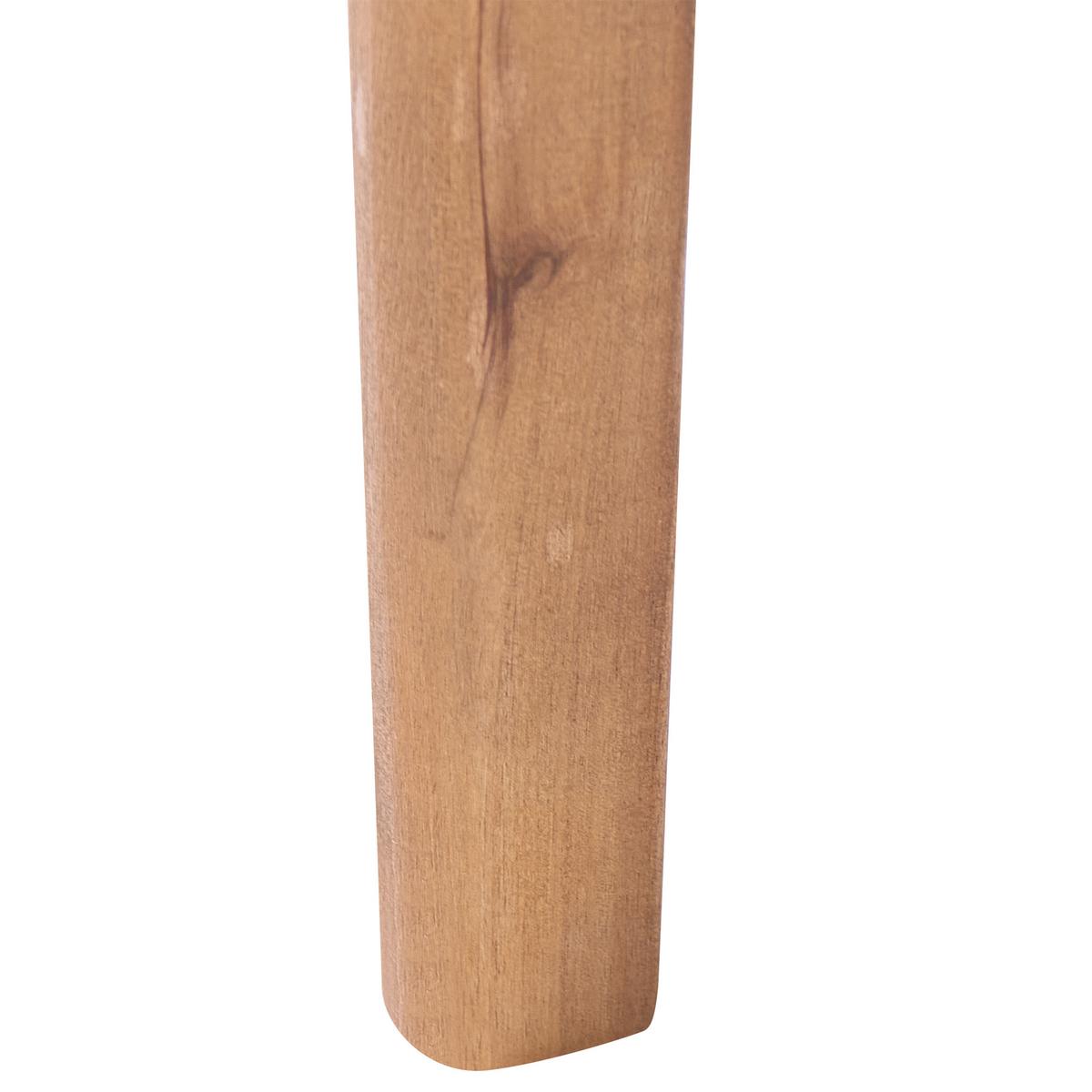 GARTENTISCH 180/100 cm Akazienholz Hellbraun Jaco - Hellbraun, Holz (180/100/75cm) - Beliani