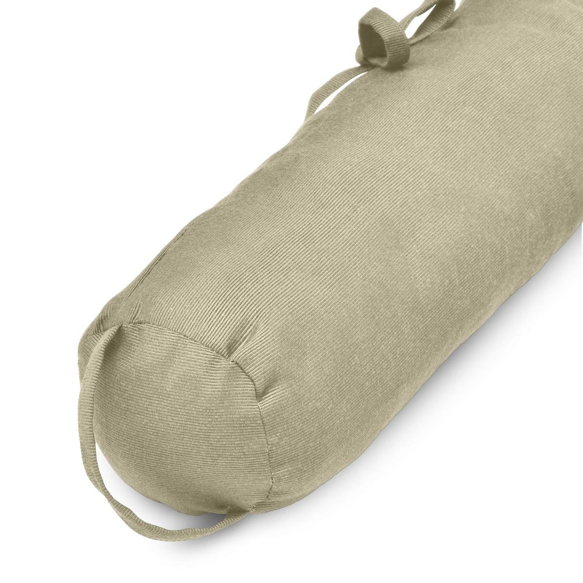 ZUGLUFSTOPPER Viento 10x120cm Taupe (2tlg) - Taupe, Textil (10/120cm) - Beautissu 