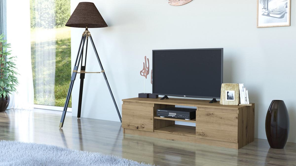 LOWBOARD Artisan 120/36/40 - Eiche Artisan, Holzwerkstoff (120/36/40cm) - RAUMHIRSCH FURNITURE