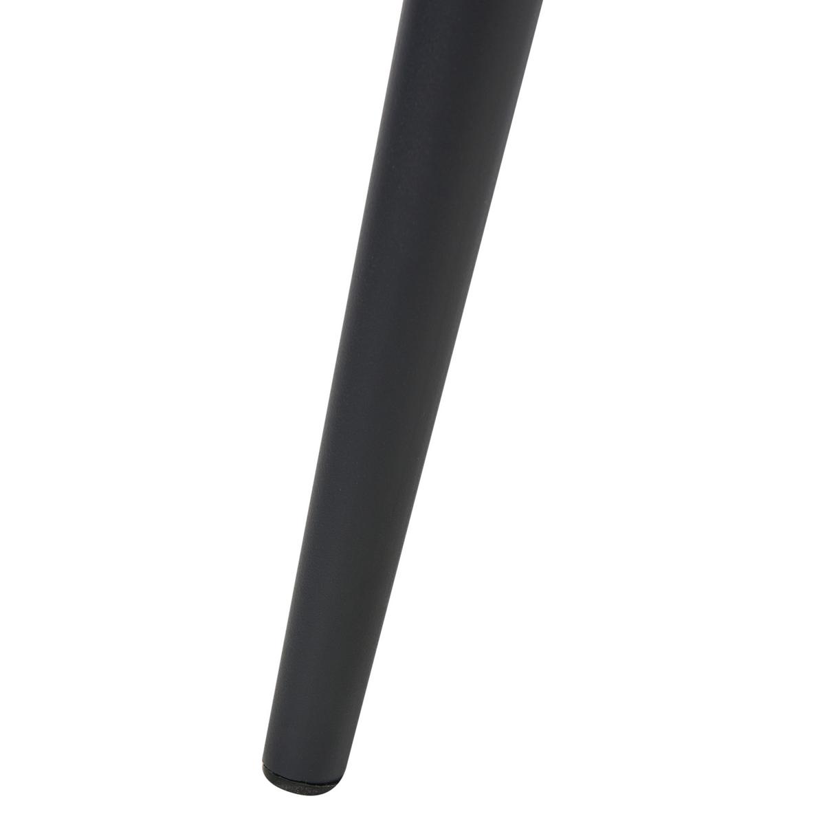 ESSZIMMERSTUHL 2er-Set Kunstleder Braun Melrose - Braun, Kunststoff (51/85/58cm) - Beliani