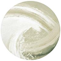 BADEMATTE Abstrakt - Pinselstriche - Wellen - Grün Badvorleger 70x70 cm - Mintgrün, Textil (70/70cm) - OnlyWow