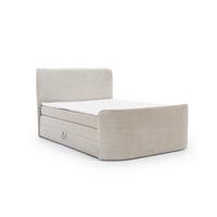 BOXSPRINGBETT Body In Paros - Beige, Holzwerkstoff/Textil (160/200cm) - Fun Möbel