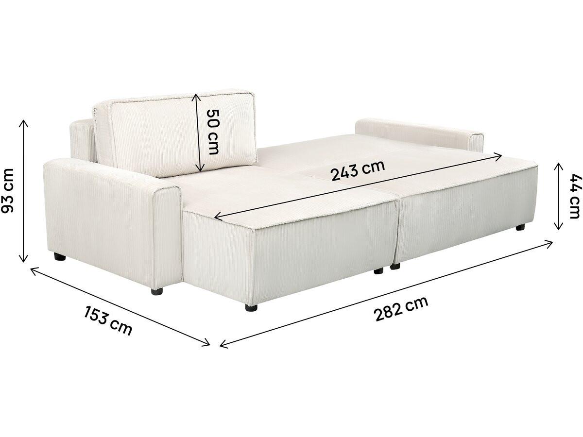 ECKSOFA montaigne beige - Beige, Textil (153/282cm) - Habitat Garten
