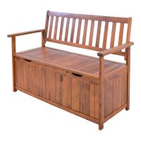 GARTENBANK Avezzano - Akaziefarben, Holz (60/88/130cm) - [en.casa]