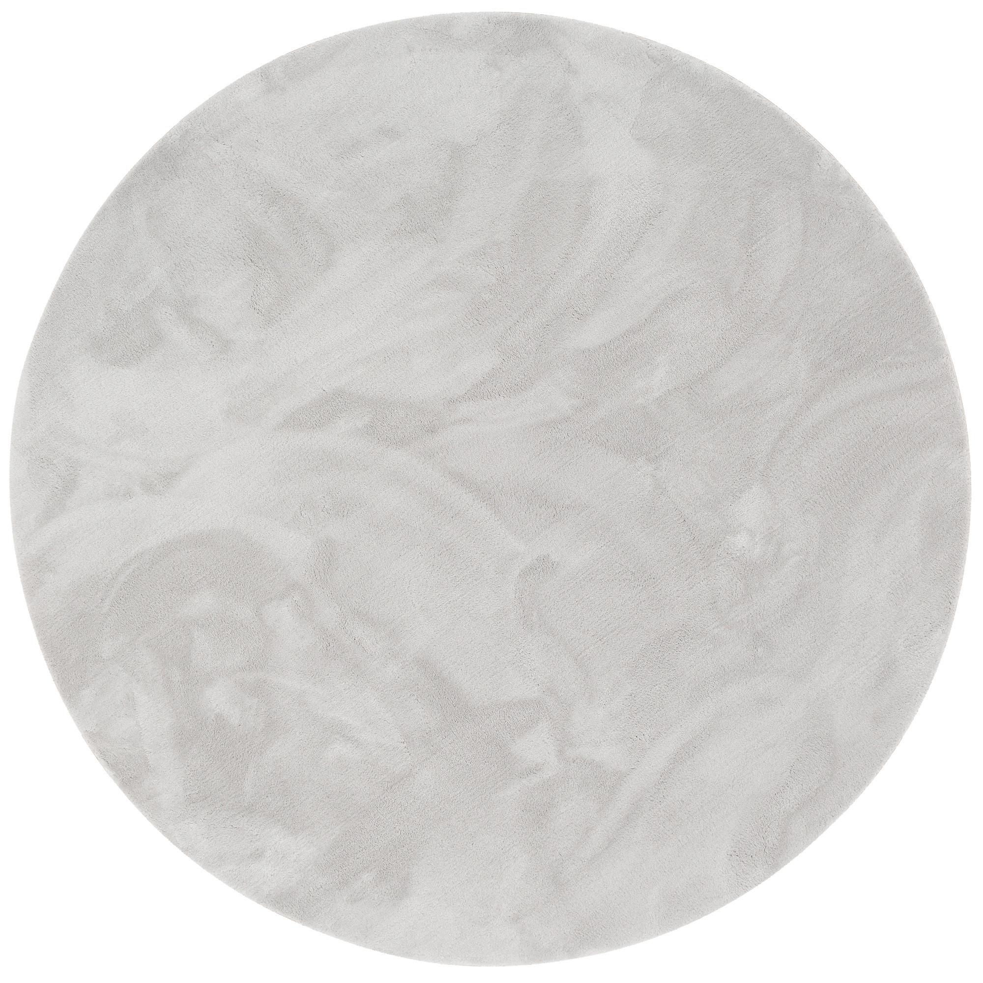 KINDER SUPER SOFT FELLTEPPICH PEARL KIDS RUND - Grau, Textil (160/160cm) - Pergamon
