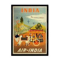 POSTER Air-India A3 Rahmenlos - Klar, Papier (29.7/5/42cm) - Nacnic