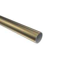 RUNDROHR 100 cm, 20 mm Ø Messing Antik - Bronzefarben, Metall (100cm) - INTERDECO