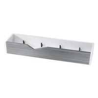 GARDEROBENPANEEL Kolmio Avola-Anthrazit - Anthrazit, Holzwerkstoff (83.5/12.5/21cm) - Vladon