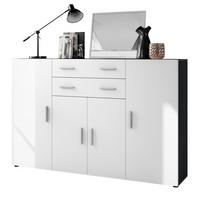 HIGHBOARD Aron Fronten in Weiß matt - Weiß, Holzwerkstoff (166.5/106.5/35cm) - Vladon