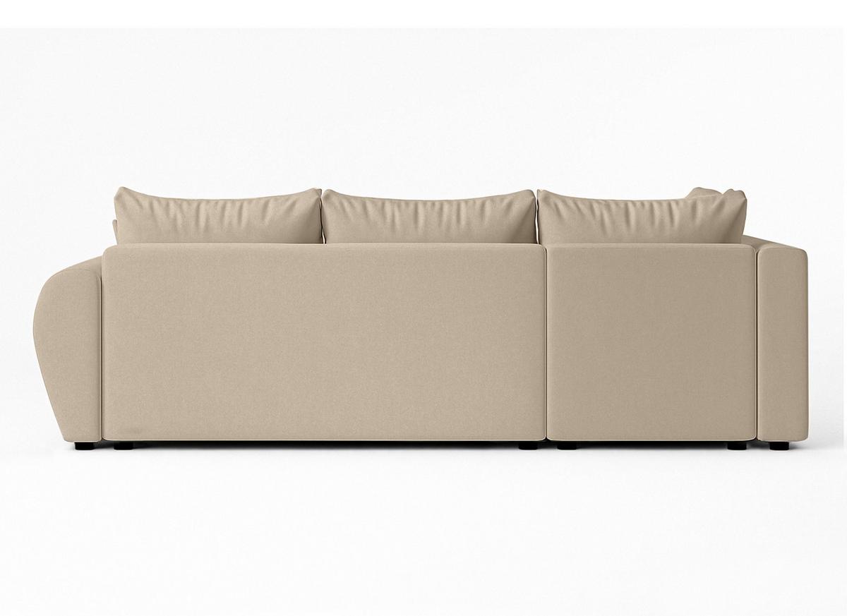 ECKSOFA L Form Malatya MAX Hellbraun 246/145/80 cm stilvolle mit Schlaffunktion L - Hellbraun/Schwarz, Kunststoff/Textil (175/235cm) - AX Living