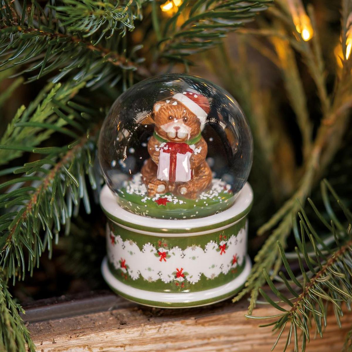 SCHNEEKUGEL BÄR Christmas Toys bunt - Multicolor, Keramik (10.5/10.5/12cm) - Villeroy & Boch