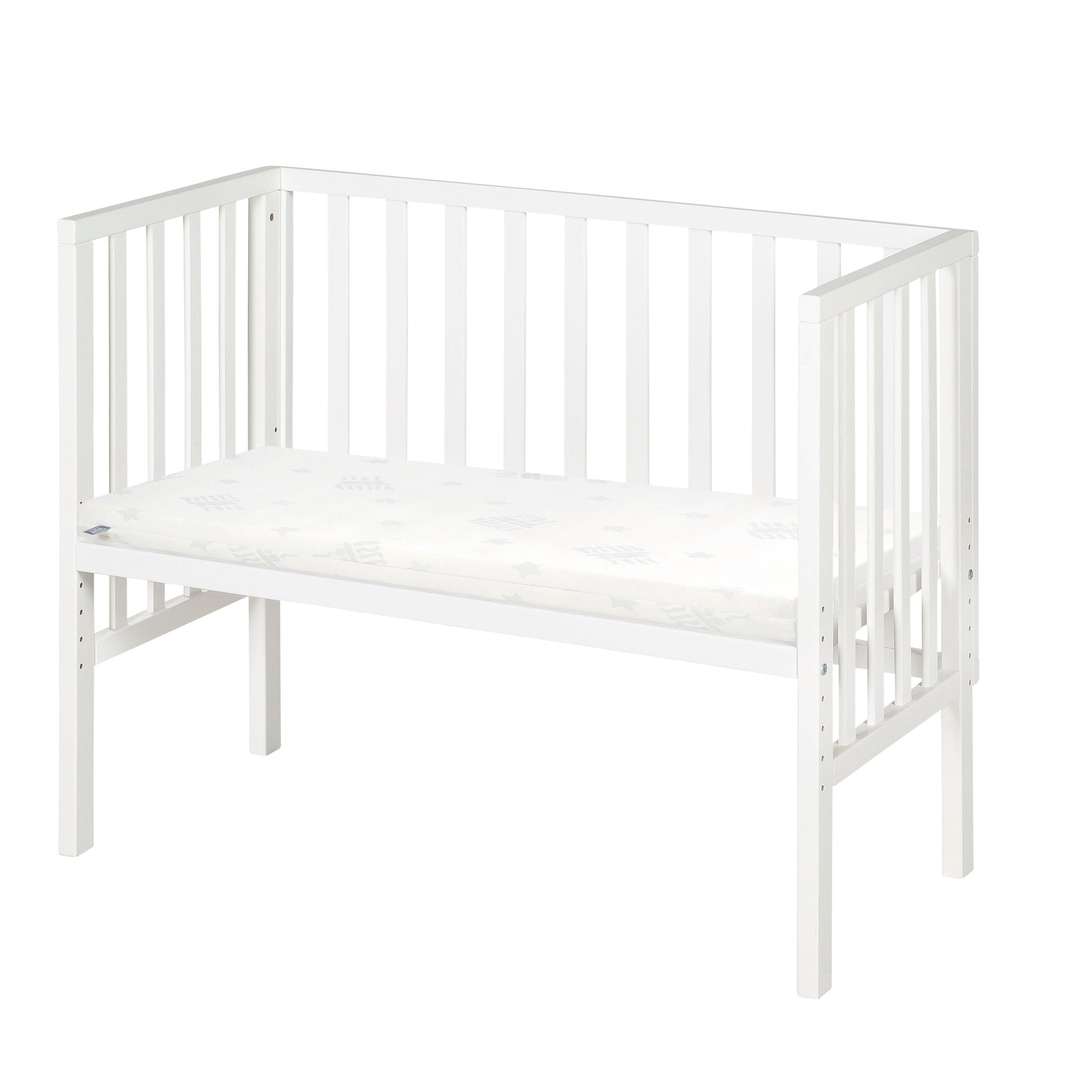 BEISTELLBETT 3in1 Set 90 x 45 cm - Weiß, Holzwerkstoff (45/90cm) - Roba