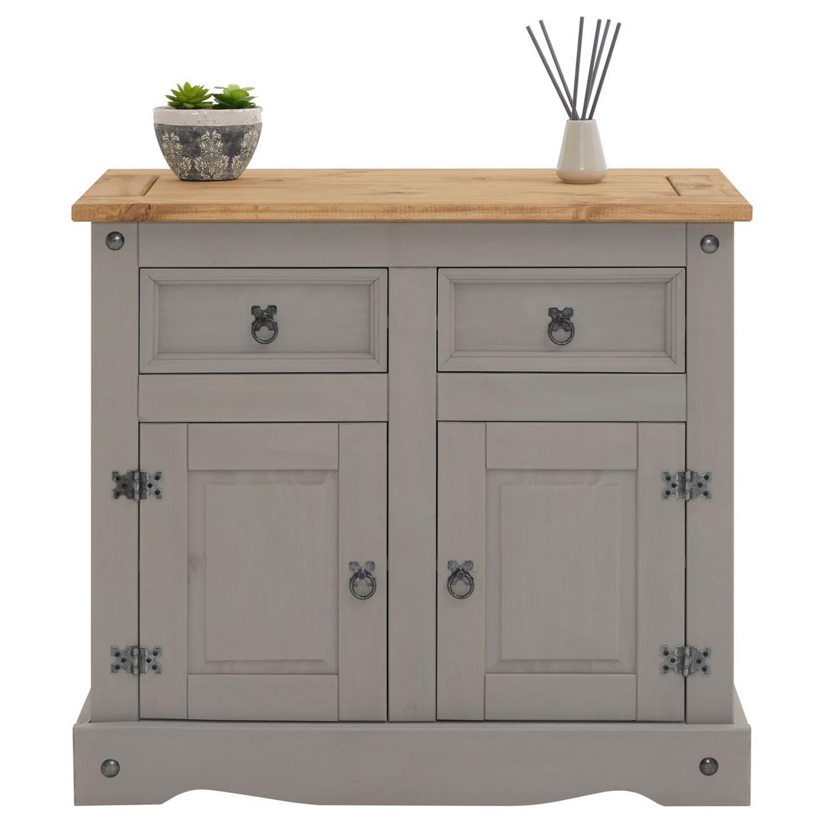 ANRICHTE RAMON grau - Grau, Holz (87/76/40cm) - CARO-Möbel