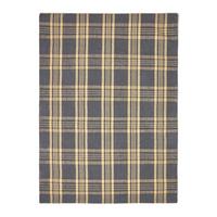 HANDWEBTEPPICH Douglas kariert 120/170 cm - Grau, Textil (120/170cm) - Homescapes