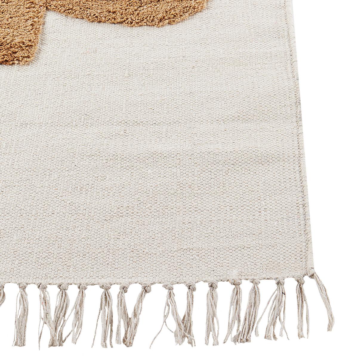 KINDERTEPPICH Gharta 140/200 cm - Beige/Grau, Textil (200/140cm) - Beliani