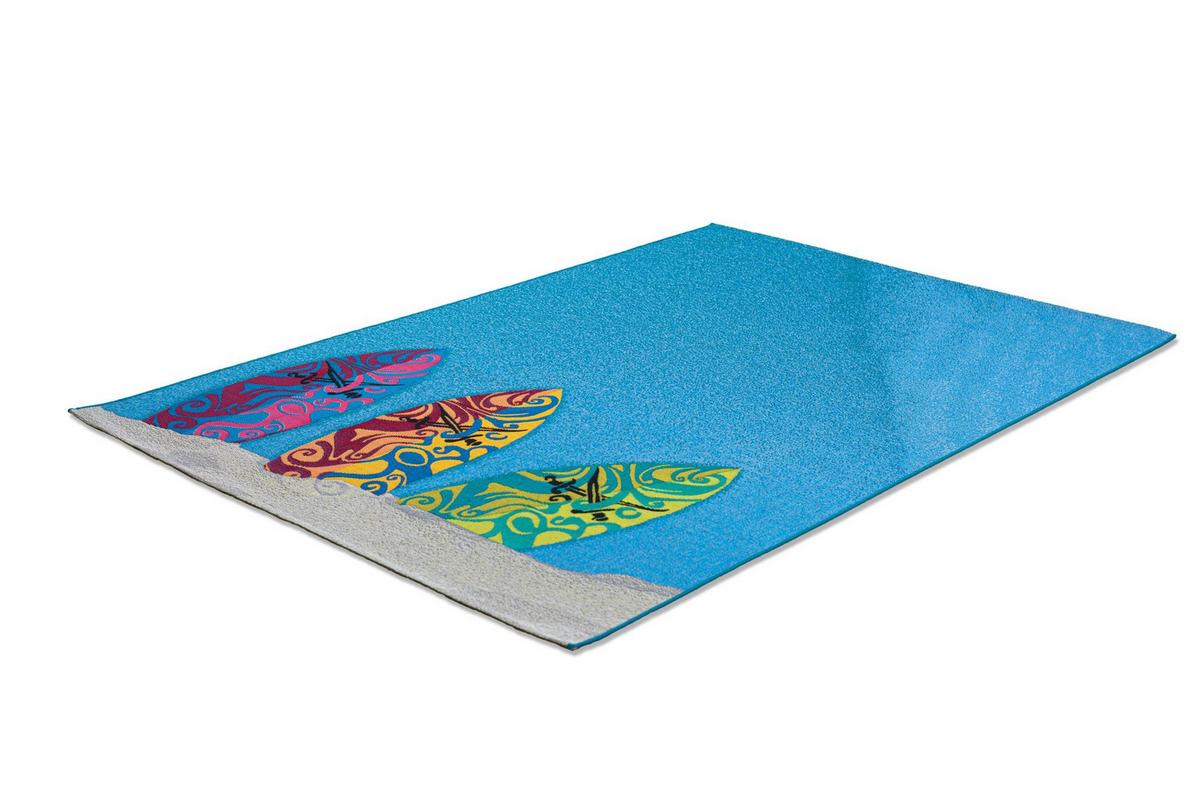 OUTDOORTEPPICH Rantum Beach 190x290 cm - Blau, Textil (190/290cm) - Sansibar SYLT
