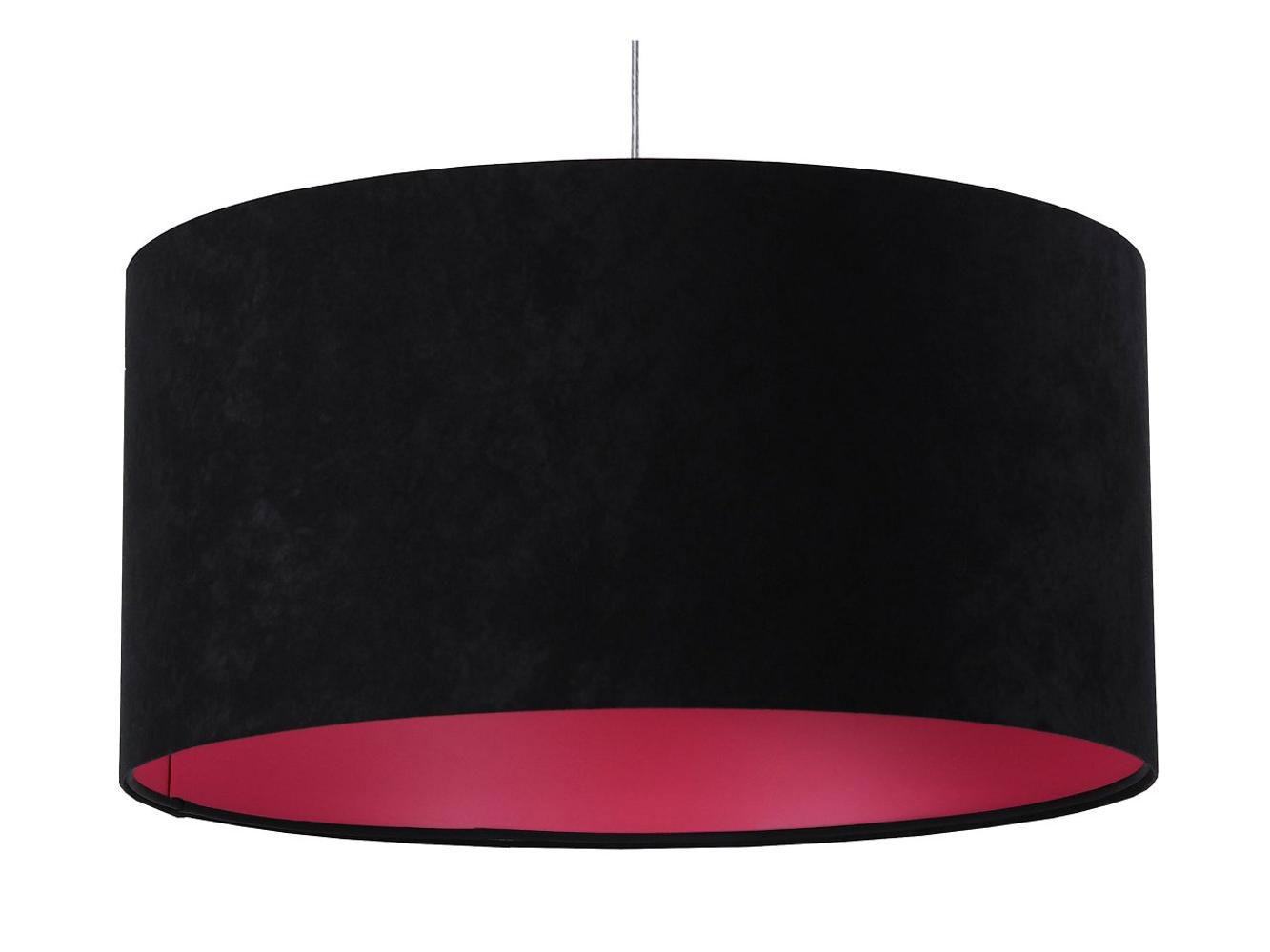 HÄNGELEUCHTE Rosa 50/25 cm - Pink/Schwarz, Kunststoff (50/0.8/25cm) - ONZENO