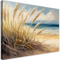 WANDBILD strand natur landschaft - Beige, Textil (60/40cm) - Feeby