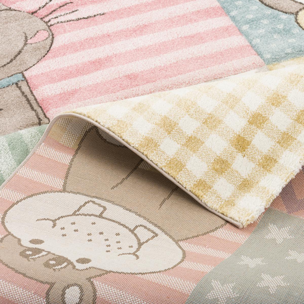 KINDER TEPPICH MAUI KIDS BUNT KINDERZOO - Multicolor, Textil (140/200cm) - Pergamon