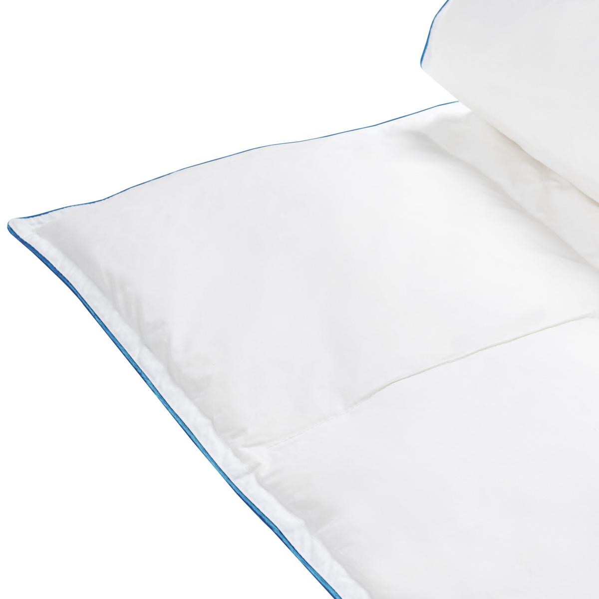 BETTDECKE Entenfedern und Daunen Leicht Warm 150/200 cm Cervino - Weiß, Textil (150/200cm) - Beliani
