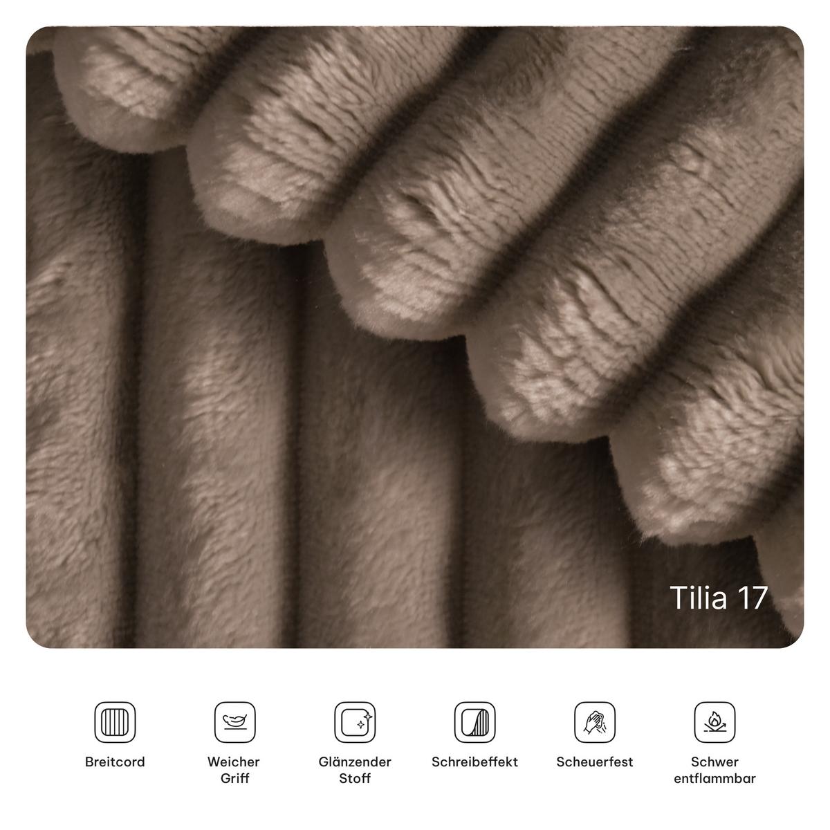 ECKSOFA ETERA modulares Boneless Sofa mit Schlaffunktion Beige Kordstoff - Beige, Textil (270/160cm) - MASSENO