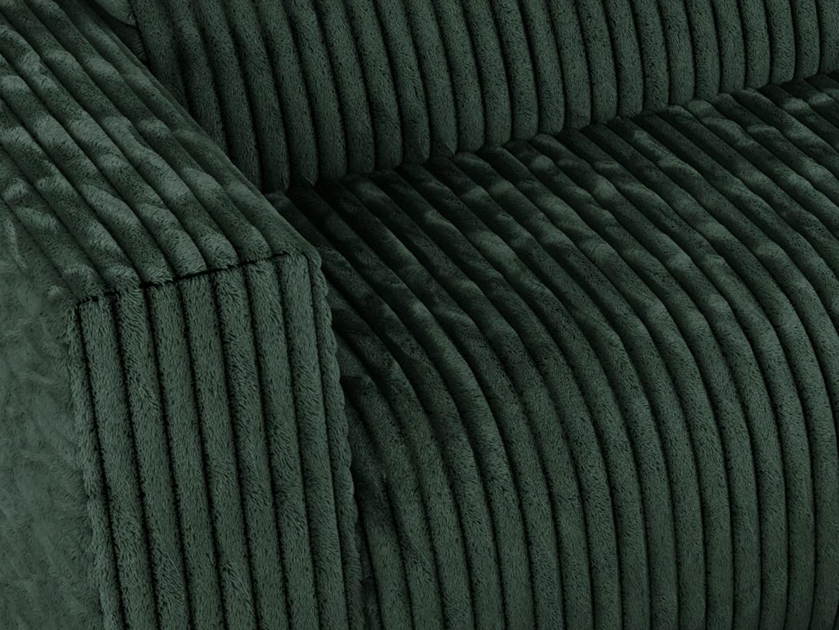 OFERTA WYCOFANA ECKSOFA PASADENA Grün Cord Rechts Seite - Schwarz/Grün, Kunststoff/Textil (288/180cm) - MKS
