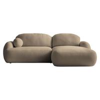 ECKSOFA Mayo, Seite: Rechts - Schwarz/Braun, Holz/Kunststoff (275/175cm) - MIRJAN24