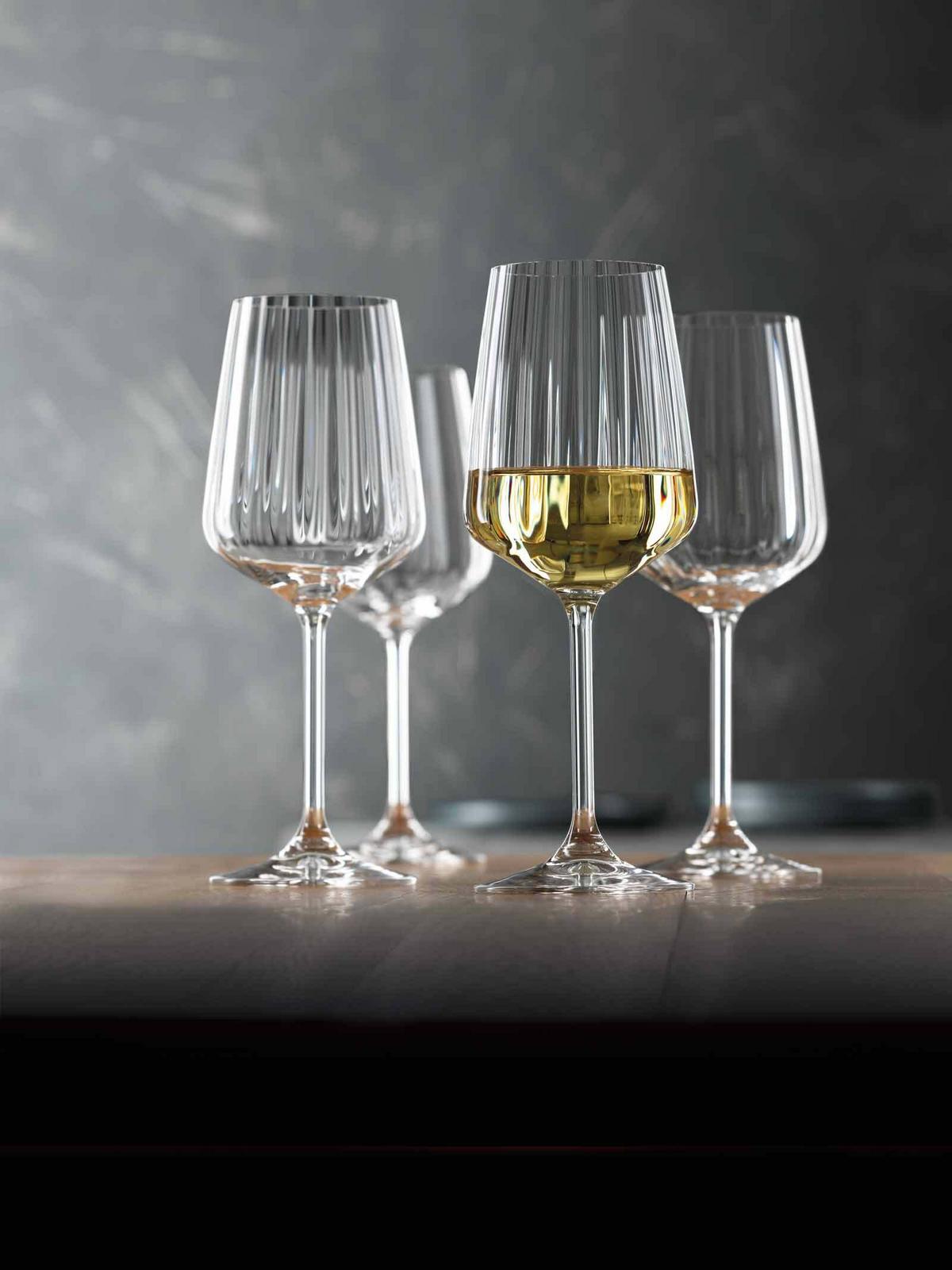 WEISSWEINGLÄSER Lifestyle transparent 440 ml 4er Set - Transparent, Glas (0.44L) - Spiegelau