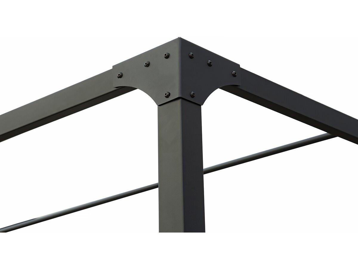 PERGOLA - MARKISE courtenay Grau - Grau, Metall (295/220/396cm) - Habitat Garten