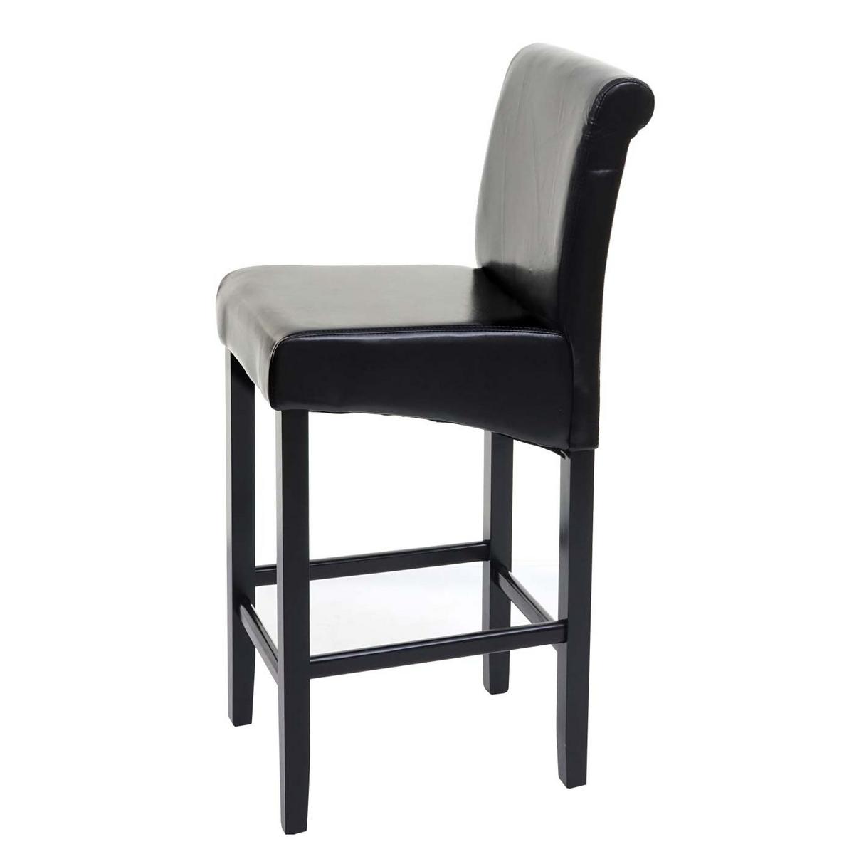 BARHOCKER Schwarz 2er-Set - Schwarz, Holz (39/105/53cm) - MCW