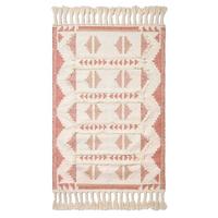 KELIM-TEPPICH Satara handgewebt 160/230 cm - Rosa, Textil (160/230cm) - Homescapes
