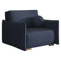 SCHLAFSOFA Viva Glov I - Blau/Naturfarben, Holz/Textil (104/85/98cm) - MIRJAN24
