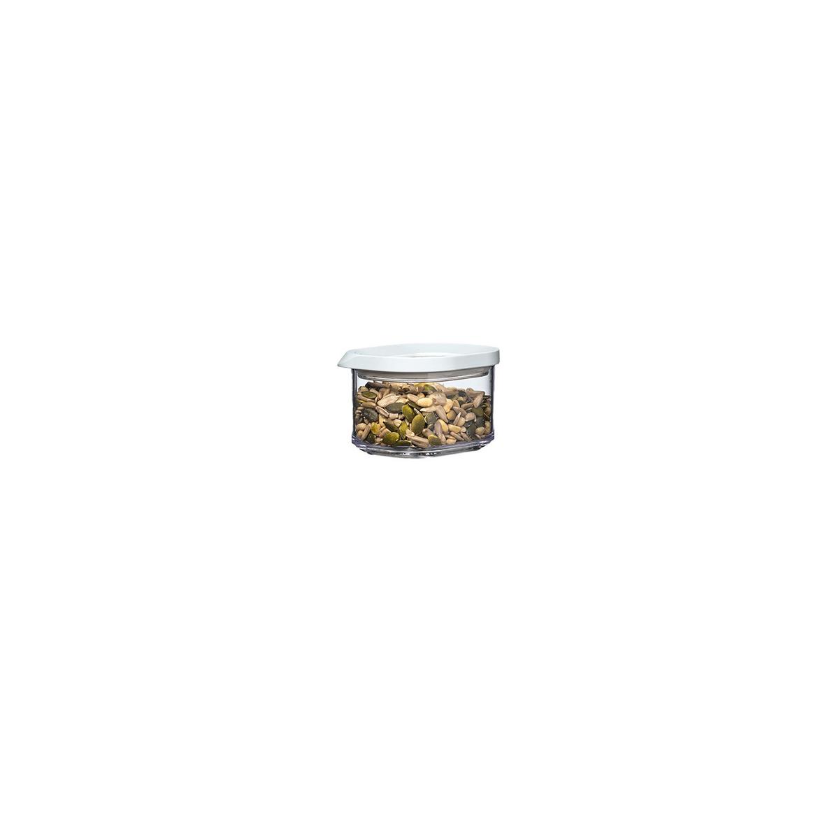 VORRATSDOSE Modula weiß 175 ml 4er Set - Weiß, Kunststoff (7.2/5.9/7.2cm) - Mepal