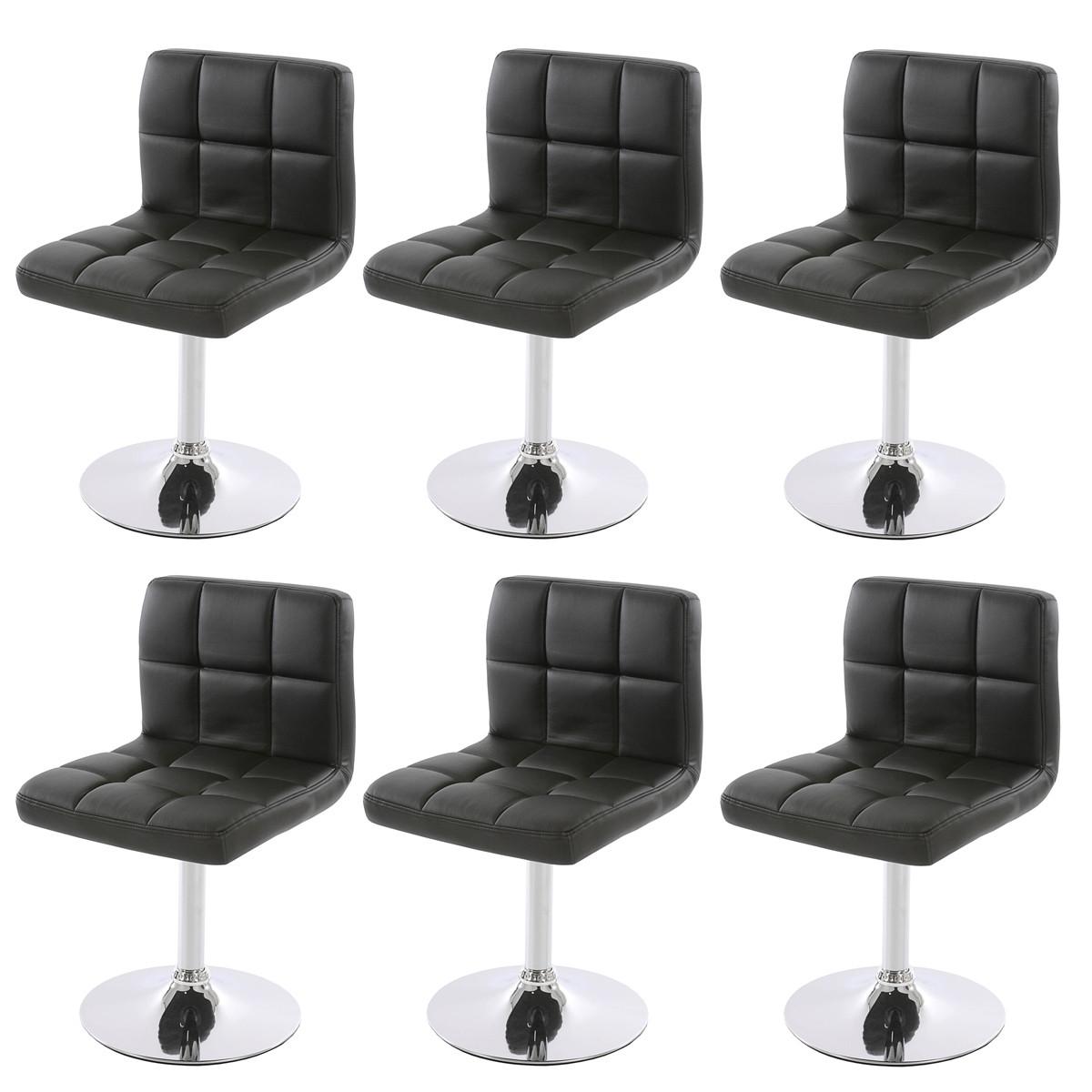 ESSZIMMERSTUHL Grau 6er-Set - Grau, Textil (43/76/44cm) - MCW