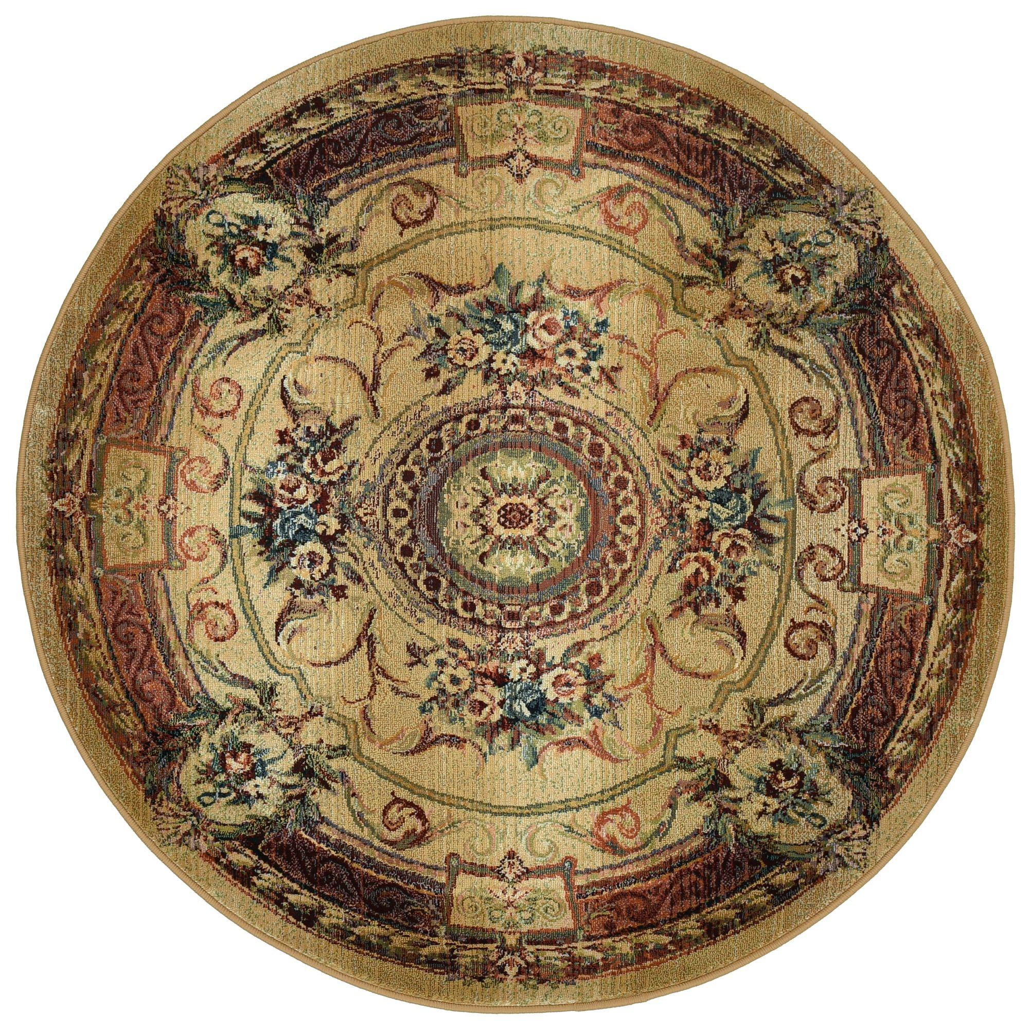 WEBTEPPICH Gabiro 856 240x240 cm - Beige, Textil (240/240cm) - THEKO