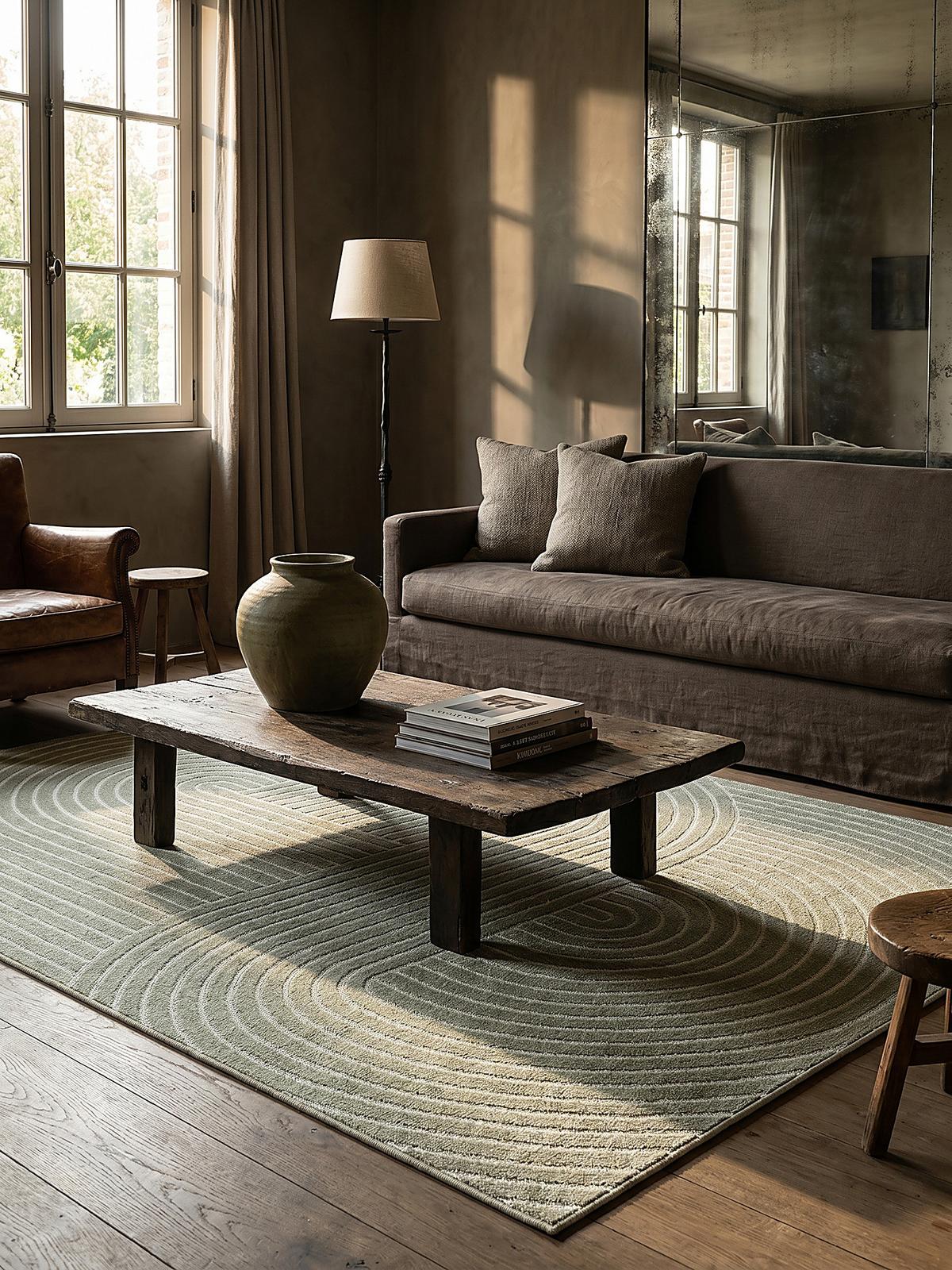 TEPPICH Outdoor Geometrisch MEZEN Polypropylen Grün 140 x 200 cm - Grün, Textil (140/200cm) - KADIMA DESIGN