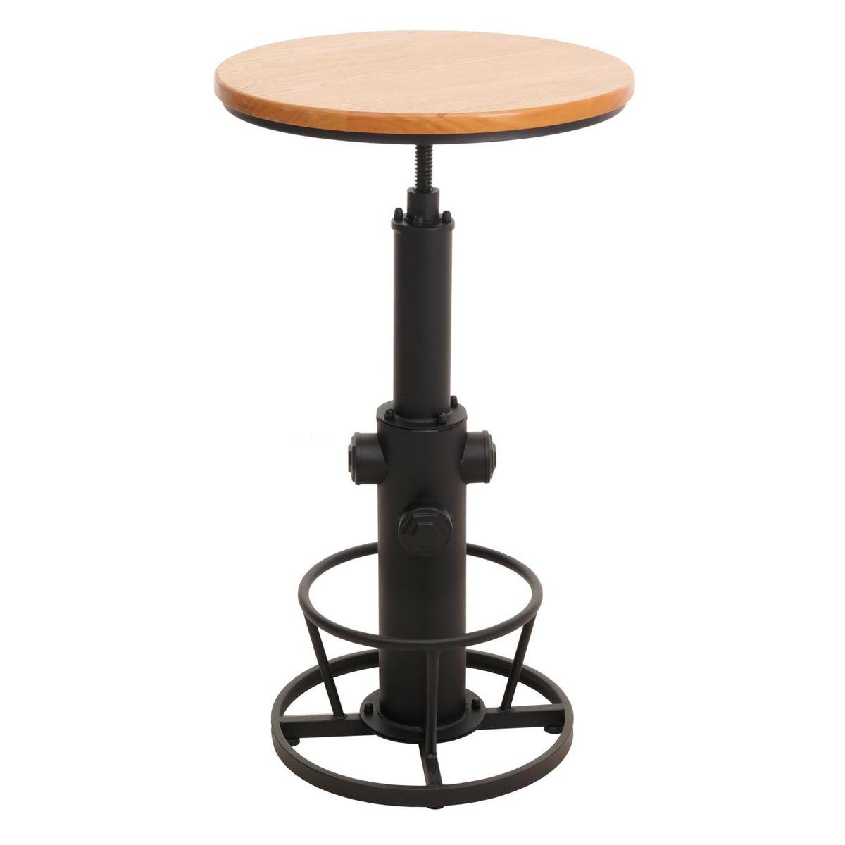 BARTISCH + BARHOCKER rund Beige 3er-Set - Beige, Holz (61/123/61cm) - MCW