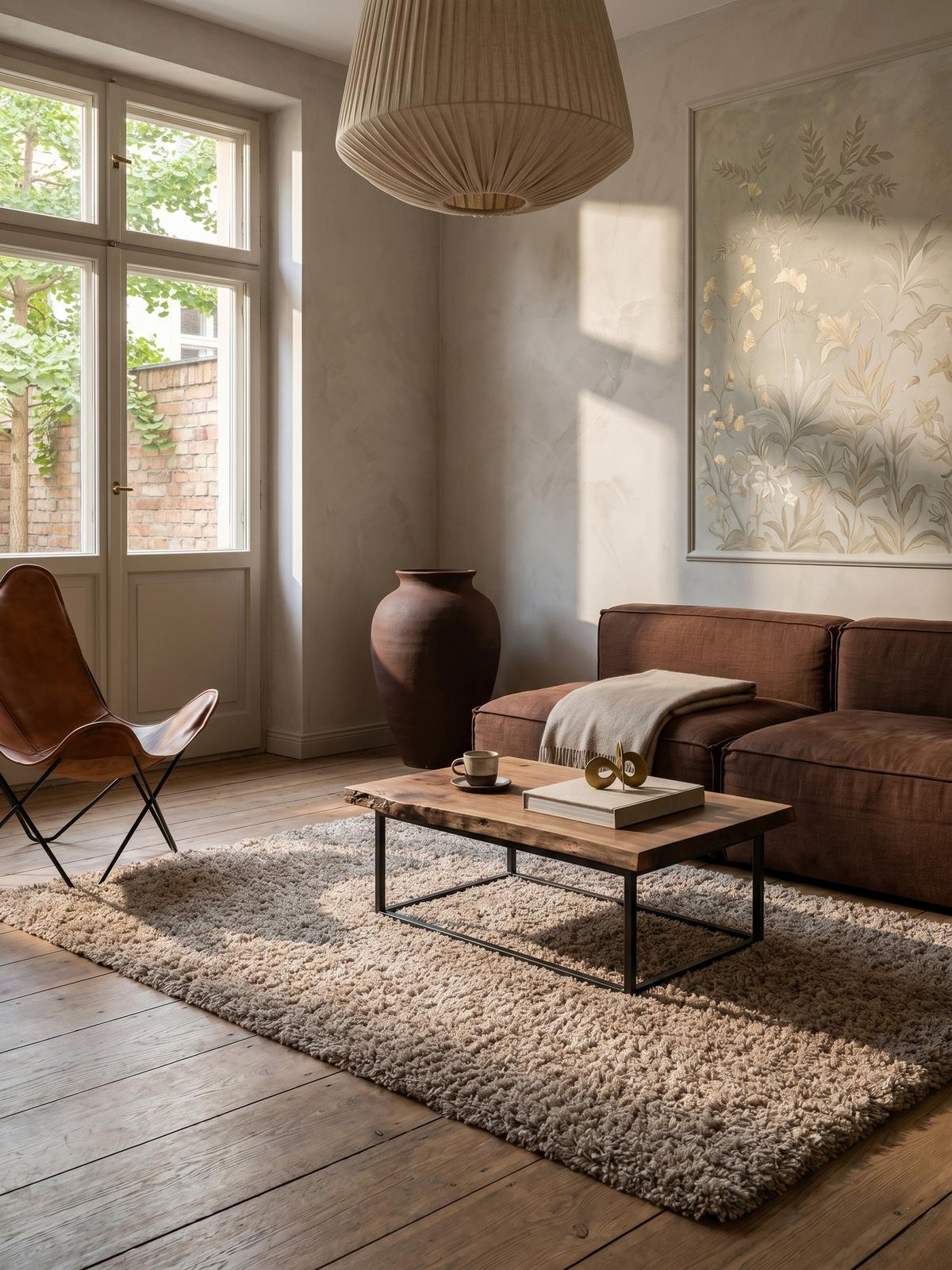 HOCHFLORTEPPICH RHEIN, einfarbig, aus Polypropylen, Beige, 120 x 170 cm - Beige, Textil (170/120cm) - KADIMA DESIGN