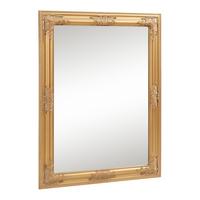 WANDSPIEGEL Punkalaidun - Goldfarben, Naturmaterialien/Glas (80/3/60cm) - [en.casa]
