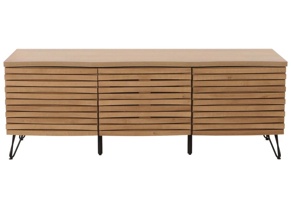 TV-RACK Beige - Beige, Holzwerkstoff (142/52/44cm) - MCW