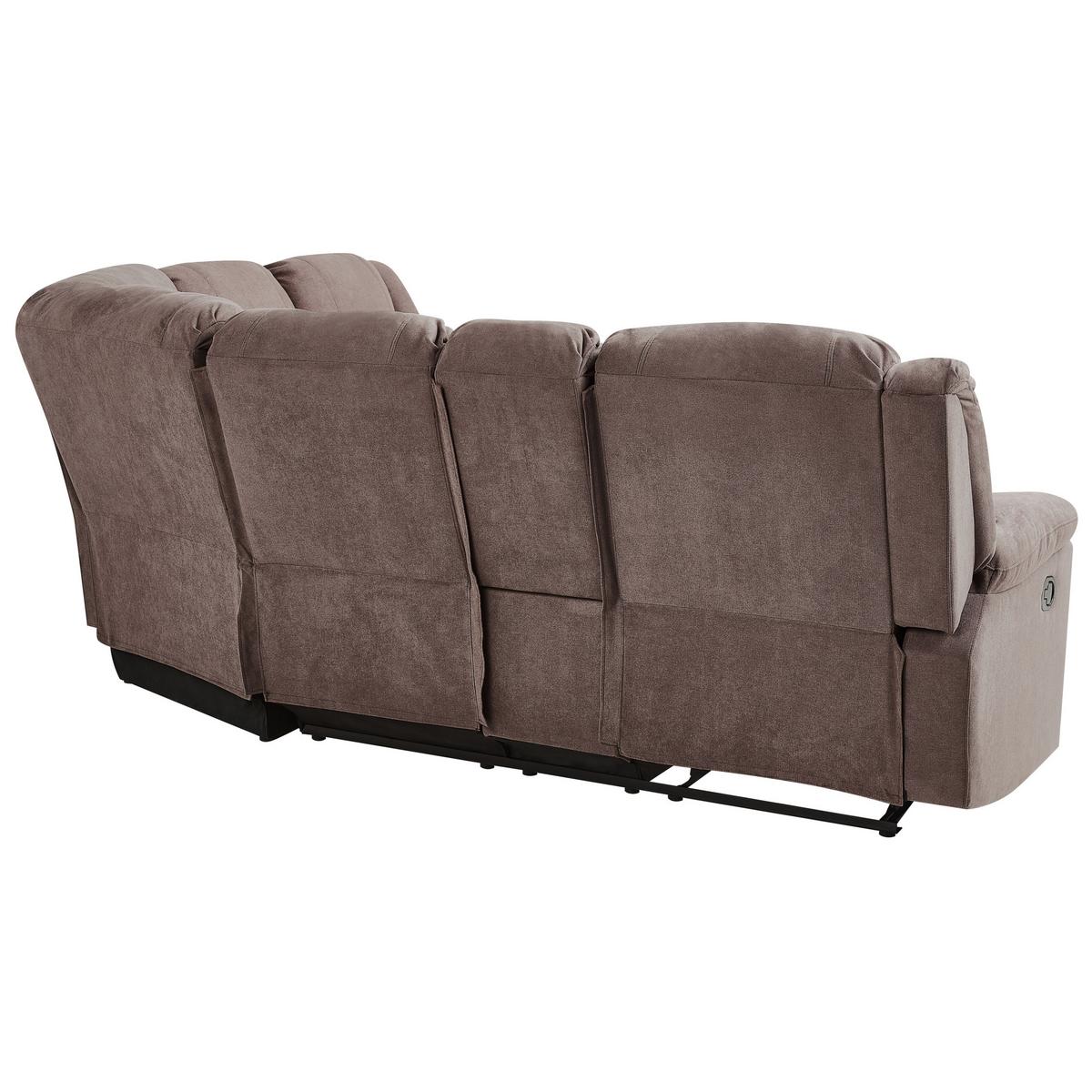 ECKSOFA Polsterbezug Taupe Rokke - Taupe, Textil (233/200cm) - Beliani