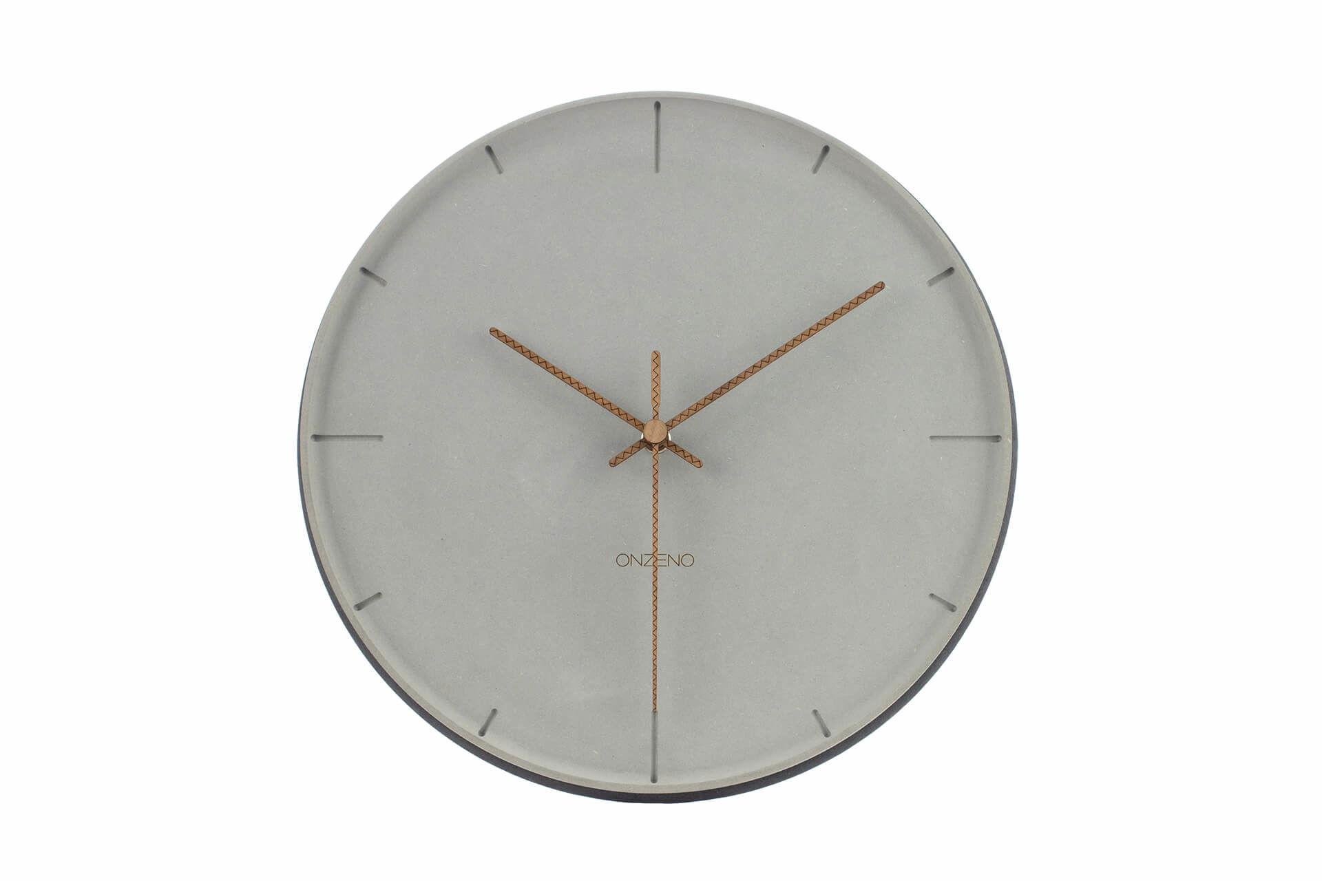 WANDUHR Design Grau 29/29 cm - Grau, Holzwerkstoff (29/29/2cm) - ONZENO