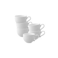 ESPRESSOTASSEN New Cottage Basic weiß 50 ml 6er Set - Weiß, Keramik (0.05L) - Villeroy & Boch