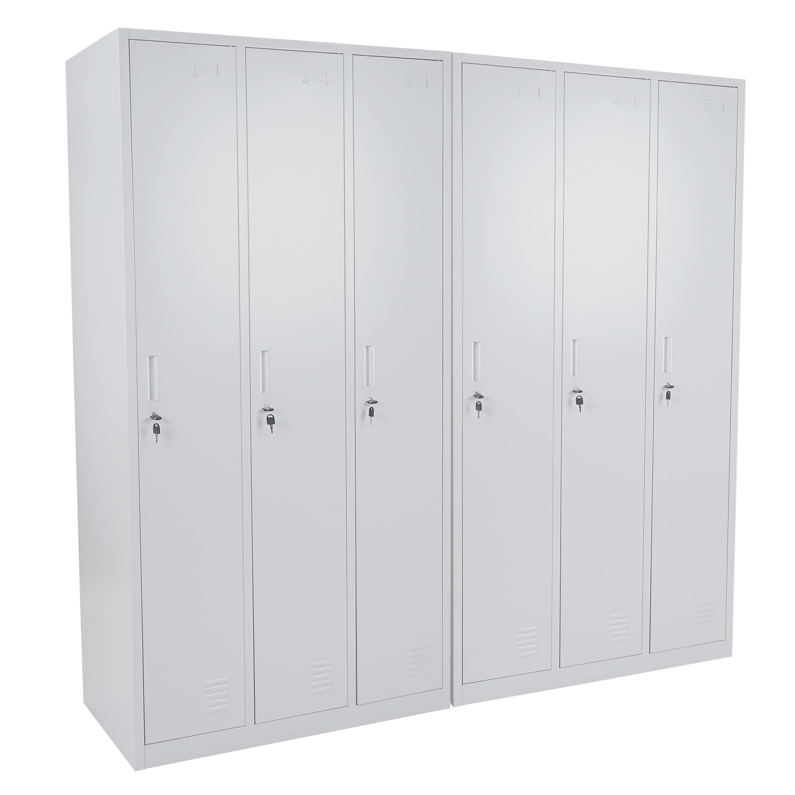 SCHLIESSFACH Grau - Grau, Metall (180/180/50cm) - MCW
