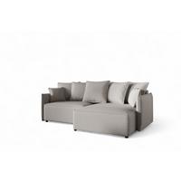 ECKSOFA Minea Mit Schlaffunktion - Beige, Holzwerkstoff/Textil (221/153cm) - Fun Möbel