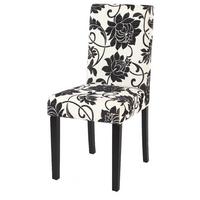 ESSZIMMERSTUHL Weiß, Schwarz 2er-Set - Creme/Schwarz, Textil (43/90/56cm) - MCW
