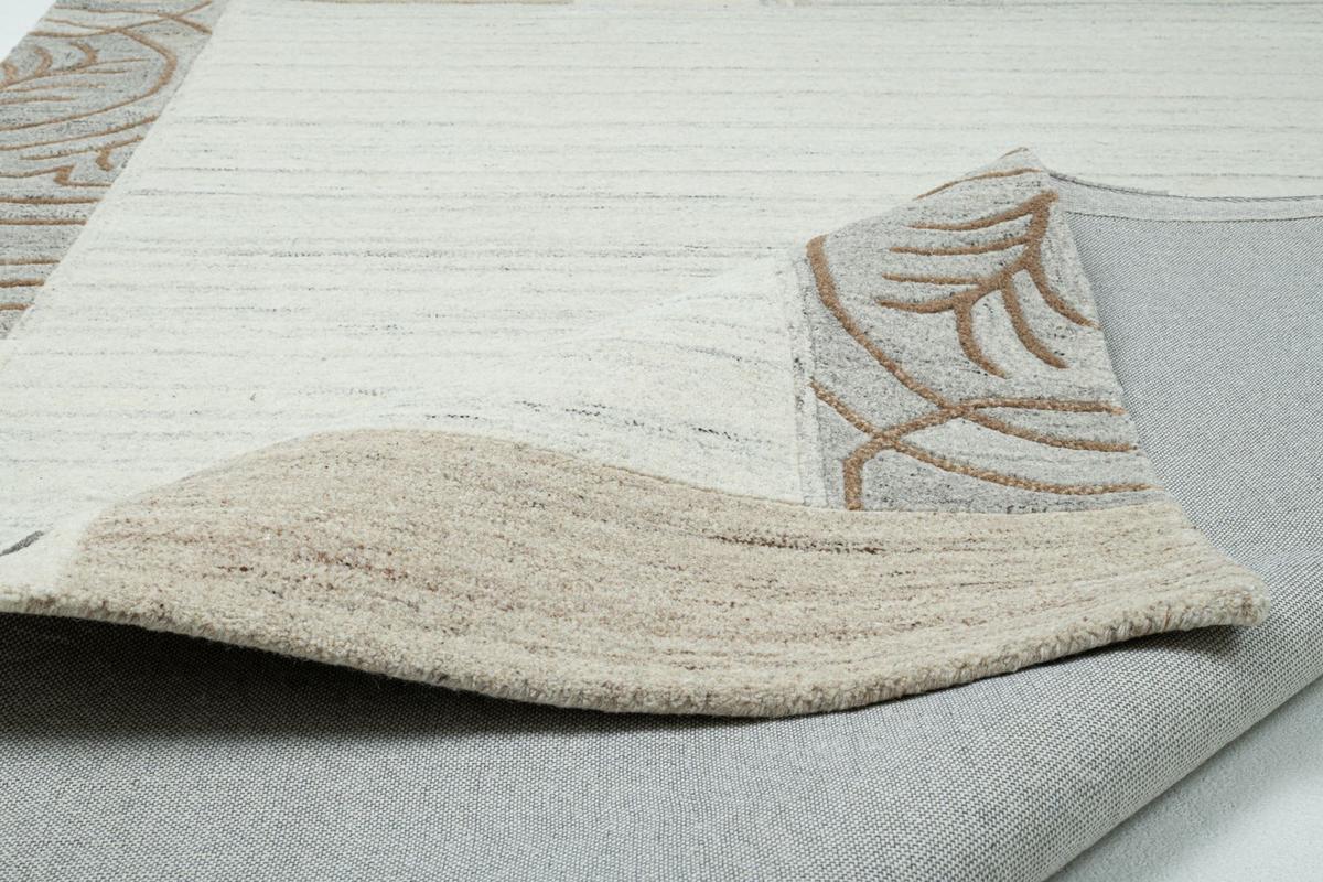 TUFTTEPPICH Royal Natur 90x160 cm - Grau, Textil (90/160cm) - THEKO