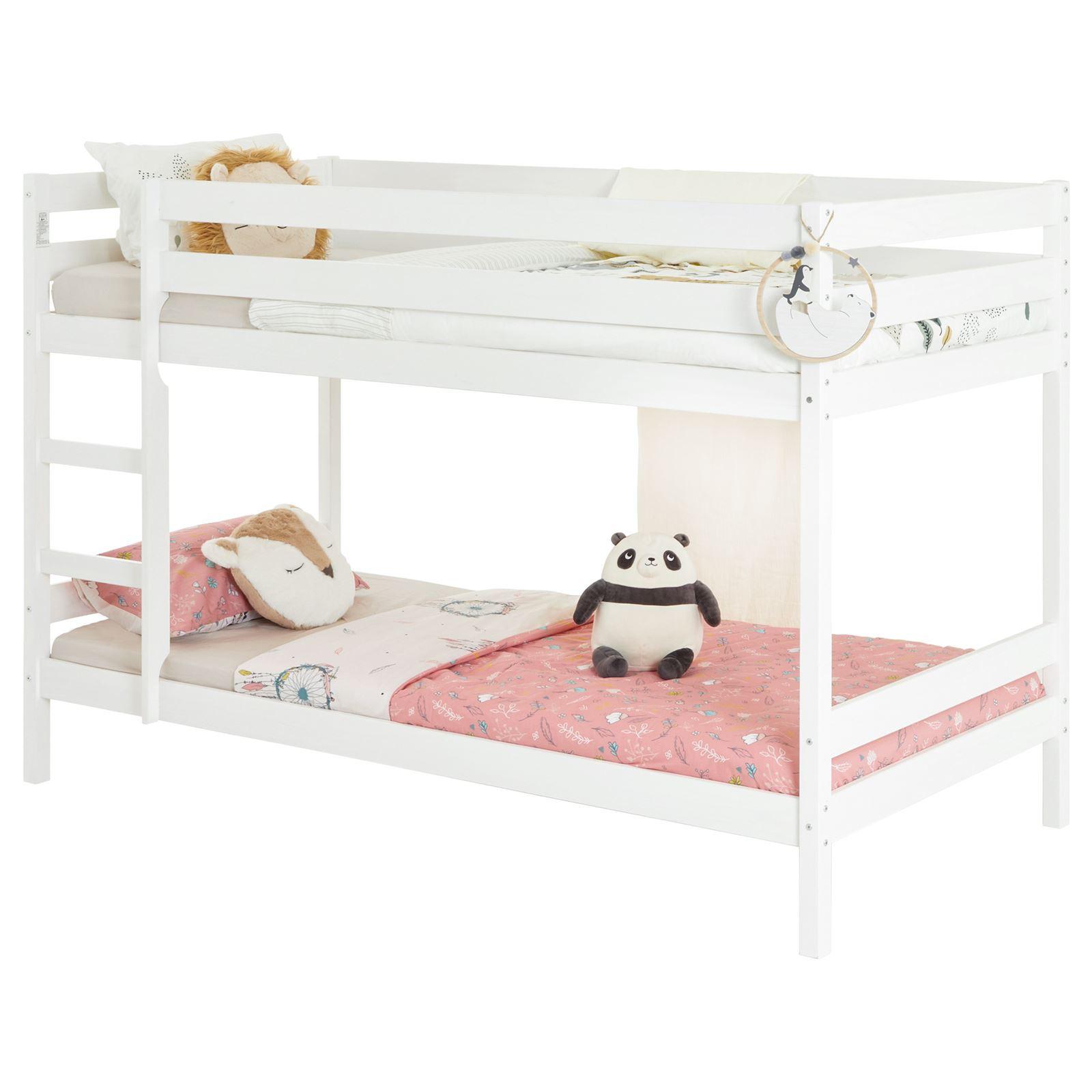 ETAGENBETT FELIX 90x200 cm weiß - Weiß, Holz (97/140/206cm) - IDIMEX